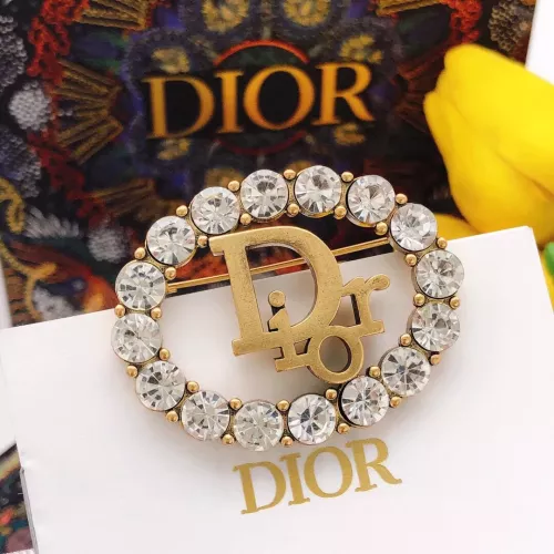 Christian Dior Brooches For Women #1301221 $29.00 USD, Wholesale Replica Christian Dior Brooches