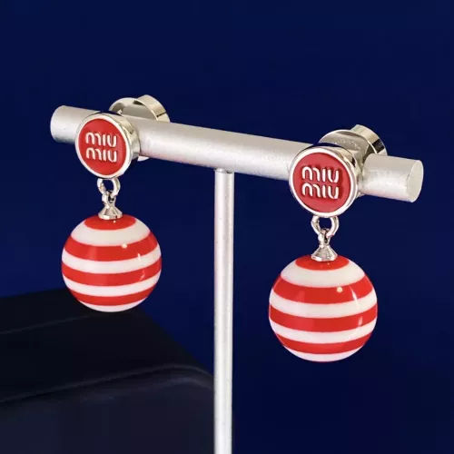 MIU MIU Earrings For Women #1301543 $29.00 USD, Wholesale Replica MIU MIU Earrings