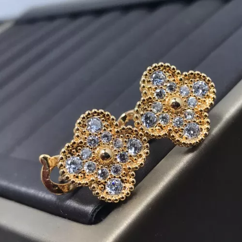 Van Cleef &amp; Arpels Earrings For Women #1301571 $32.00 USD, Wholesale Replica Van Cleef &amp; Arpels Earrings