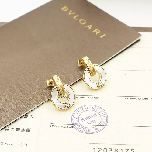 Bvlgari Earrings For Women #1301581 $25.00 USD, Wholesale Replica Bvlgari Earrings