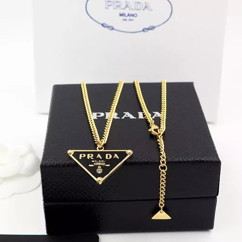 Prada Necklaces #1301739 $25.00 USD, Wholesale Replica Prada Necklaces