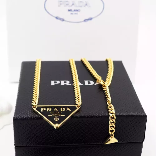 Prada Necklaces #1301742 $25.00 USD, Wholesale Replica Prada Necklaces