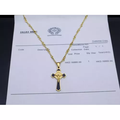 Replica Chrome Hearts Necklaces #1302013 $42.00 USD for Wholesale