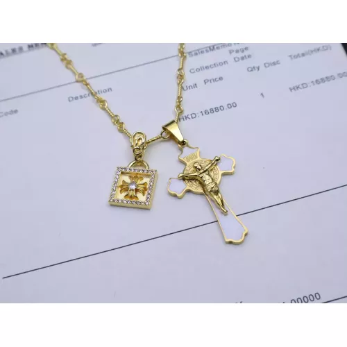 Replica Chrome Hearts Necklaces #1302018 $48.00 USD for Wholesale