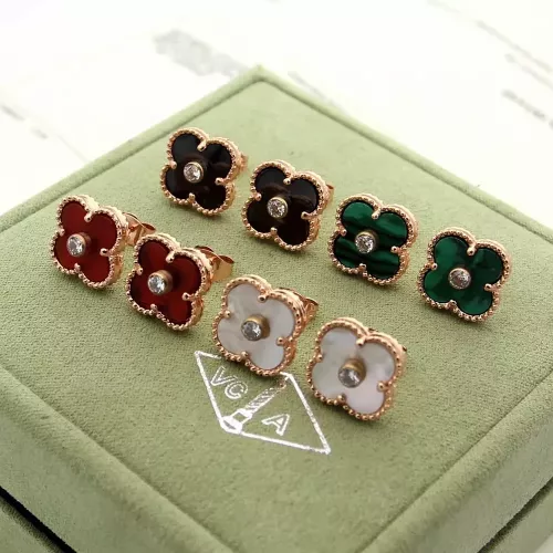 Replica Van Cleef & Arpels Earrings For Women #1302039 $27.00 USD for Wholesale