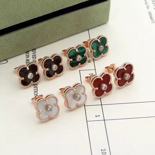 Replica Van Cleef & Arpels Earrings For Women #1302040 $27.00 USD for Wholesale