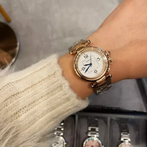 Replica Cartier AAA Quality Watches For Unisex #1302079 $130.00 USD for Wholesale