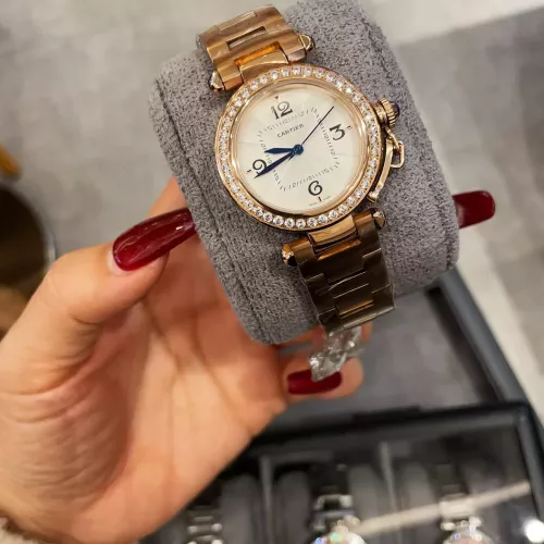 Replica Cartier AAA Quality Watches For Unisex #1302083 $135.00 USD for Wholesale