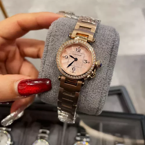 Replica Cartier AAA Quality Watches For Unisex #1302091 $135.00 USD for Wholesale