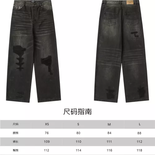 Replica Balenciaga Jeans For Unisex #1302325 $80.00 USD for Wholesale