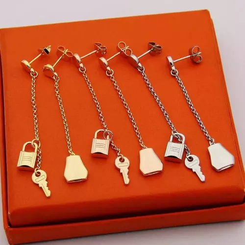 Replica Hermes Earrings For Women #1302342 $25.00 USD for Wholesale