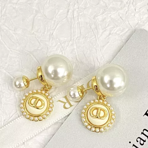 Replica Christian Dior Earrings For Women #1302442 $34.00 USD for Wholesale