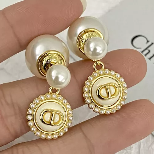 Replica Christian Dior Earrings For Women #1302442 $34.00 USD for Wholesale