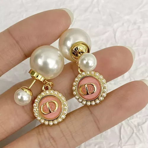 Replica Christian Dior Earrings For Women #1302443 $34.00 USD for Wholesale