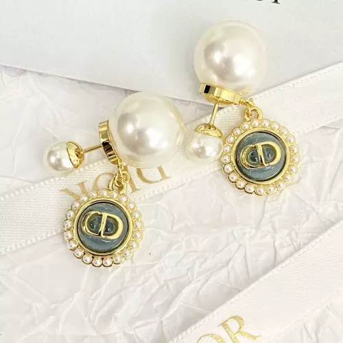 Replica Christian Dior Earrings For Women #1302445 $34.00 USD for Wholesale