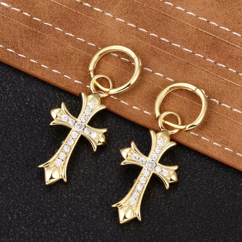 Chrome Hearts Earrings For Women #1302453 $32.00 USD, Wholesale Replica Chrome Hearts Earrings