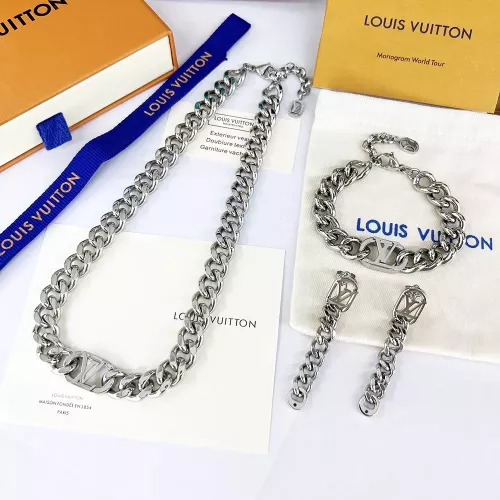 Louis Vuitton LV Jewelry Set For Women #1302454 $68.00 USD, Wholesale Replica Louis Vuitton LV Jewelry Set