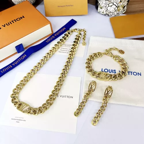 Louis Vuitton LV Jewelry Set For Women #1302455 $68.00 USD, Wholesale Replica Louis Vuitton LV Jewelry Set
