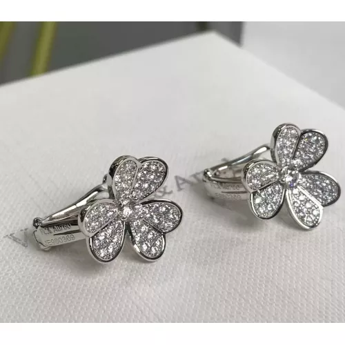 Replica Van Cleef & Arpels Earrings For Women #1302527 $52.00 USD for Wholesale