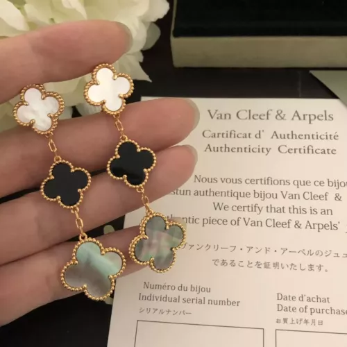 Van Cleef &amp; Arpels Earrings For Women #1302530 $40.00 USD, Wholesale Replica Van Cleef &amp; Arpels Earrings