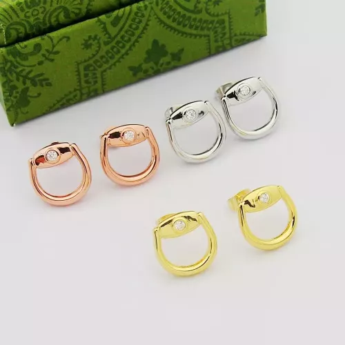 Replica Gucci Earrings For Women #1302696 $25.00 USD for Wholesale