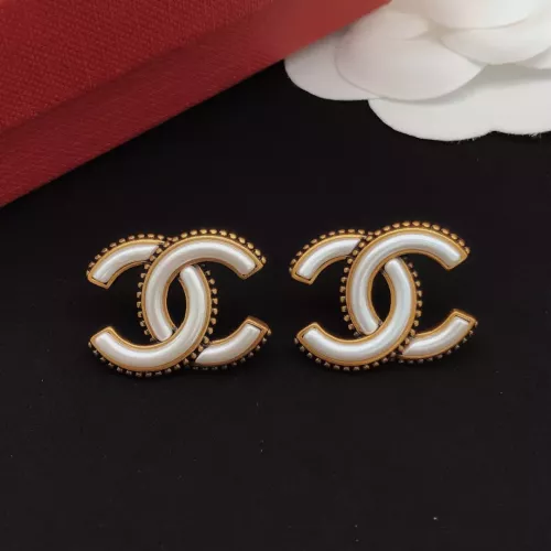 Replica Chanel Earrings For Women #1302750 $32.00 USD for Wholesale