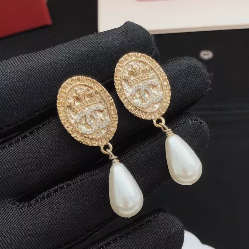 Replica Chanel Earrings For Women #1302755 $29.00 USD for Wholesale