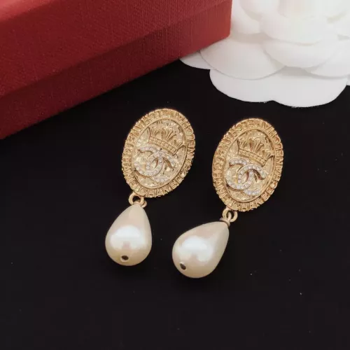 Replica Chanel Earrings For Women #1302755 $29.00 USD for Wholesale