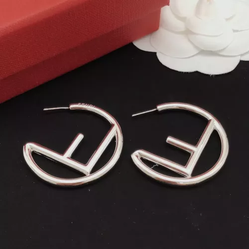 Fendi Earrings For Women #1302758 $29.00 USD, Wholesale Replica Fendi Earrings