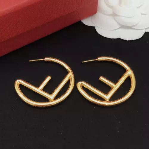 Fendi Earrings For Women #1302759 $29.00 USD, Wholesale Replica Fendi Earrings