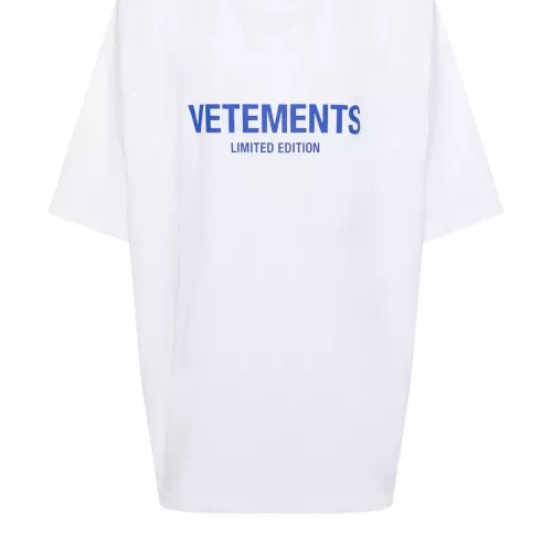 VETEMENTS T-Shirts Short Sleeved For Unisex #1302805 $38.00 USD, Wholesale Replica VETEMENTS T-Shirts