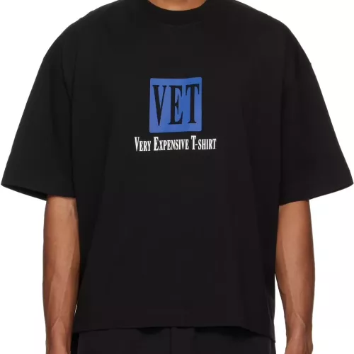 VETEMENTS T-Shirts Short Sleeved For Unisex #1302818 $38.00 USD, Wholesale Replica VETEMENTS T-Shirts