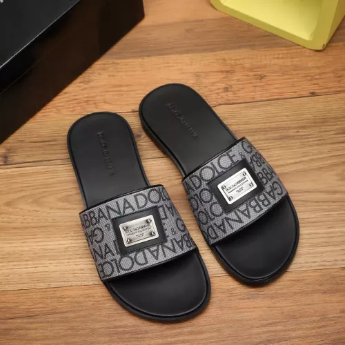 Dolce &amp; Gabbana D&amp;G Slippers For Men #1302876 $60.00 USD, Wholesale Replica Dolce &amp; Gabbana D&amp;G Slippers