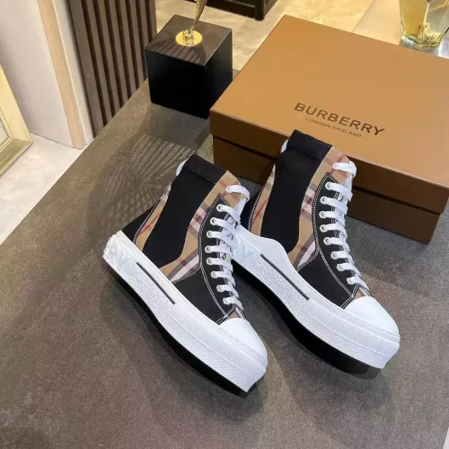 Replica Burberry High Tops Shoes For Women #1302888 $105.00 USD for Wholesale