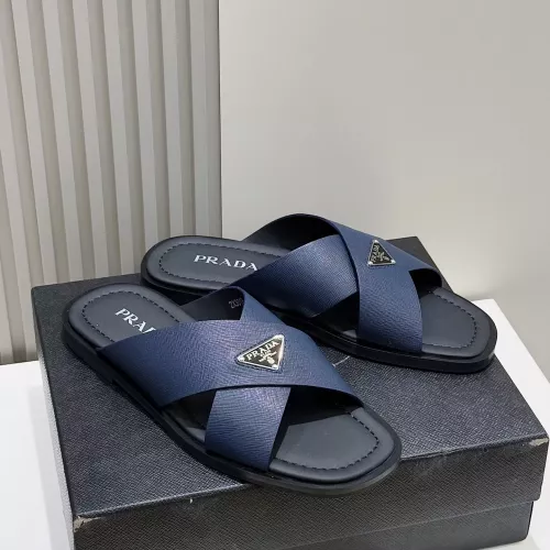 Prada Slippers For Men #1302913 $92.00 USD, Wholesale Replica Prada Slippers