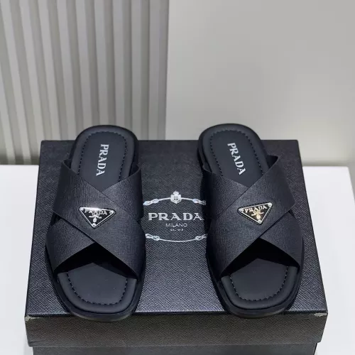 Prada Slippers For Men #1302915 $92.00 USD, Wholesale Replica Prada Slippers