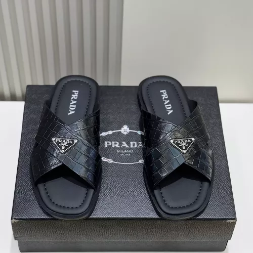 Prada Slippers For Men #1302931 $92.00 USD, Wholesale Replica Prada Slippers