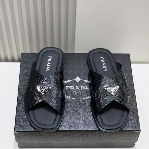 Prada Slippers For Men #1302932 $92.00 USD, Wholesale Replica Prada Slippers
