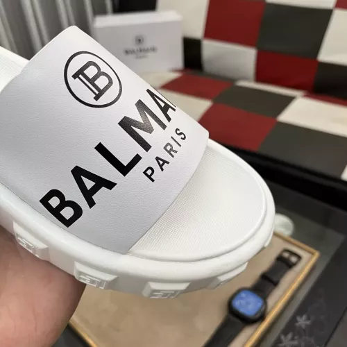 Replica Balmain Slippers For Men #1302968 $56.00 USD for Wholesale