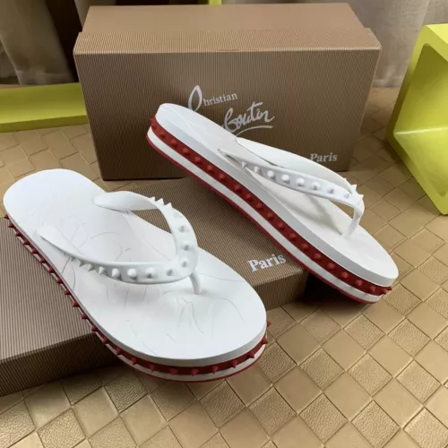 Replica Christian Louboutin CL Slippers For Men #1303022 $64.00 USD for Wholesale