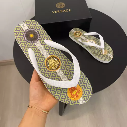 Replica Versace Slippers For Men #1303125 $48.00 USD for Wholesale