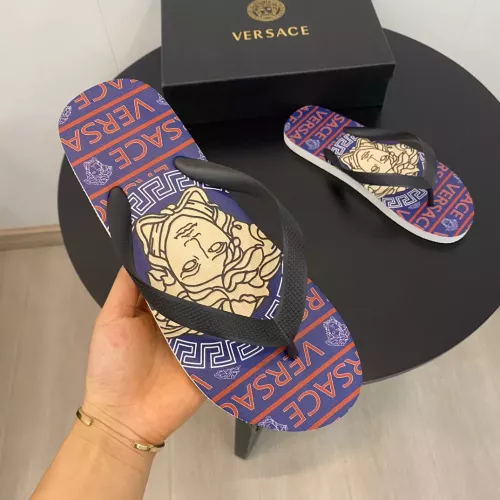 Replica Versace Slippers For Men #1303131 $48.00 USD for Wholesale