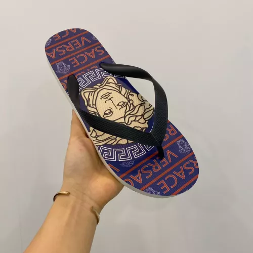 Replica Versace Slippers For Men #1303131 $48.00 USD for Wholesale