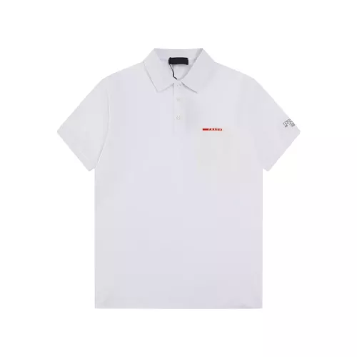 Prada T-Shirts Short Sleeved For Men #1303186 $40.00 USD, Wholesale Replica Prada T-Shirts