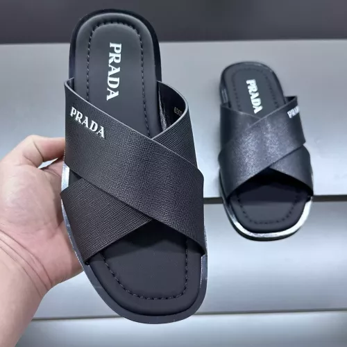 Replica Prada Slippers For Men #1303201 $52.00 USD for Wholesale