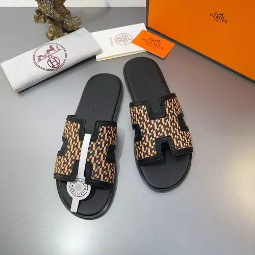 Replica Hermes Slippers For Men #1303265 $48.00 USD for Wholesale