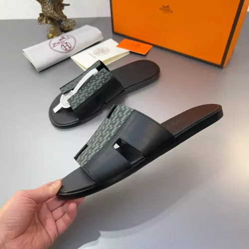 Replica Hermes Slippers For Men #1303273 $48.00 USD for Wholesale