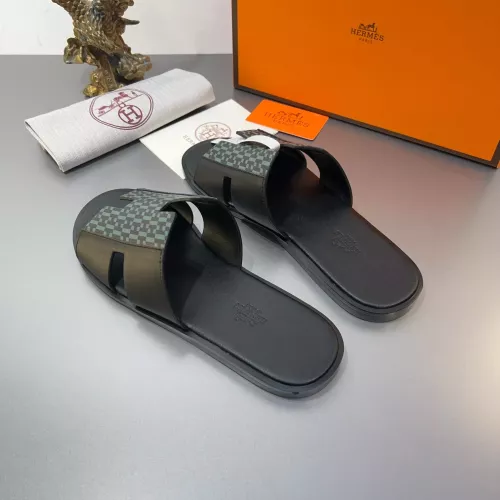 Replica Hermes Slippers For Men #1303273 $48.00 USD for Wholesale