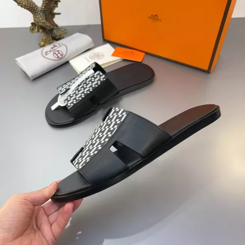 Replica Hermes Slippers For Men #1303276 $48.00 USD for Wholesale