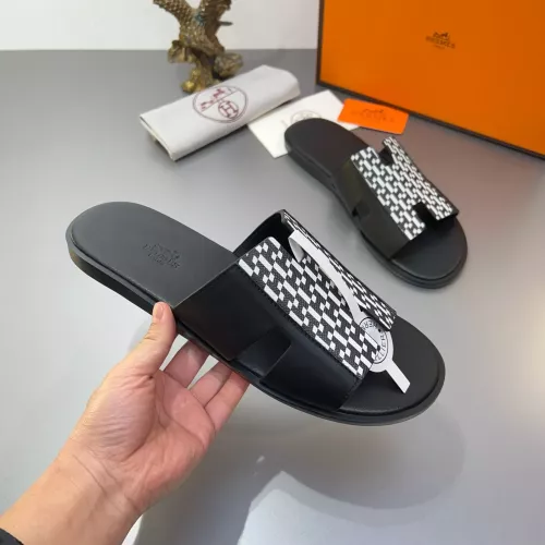 Replica Hermes Slippers For Men #1303277 $48.00 USD for Wholesale